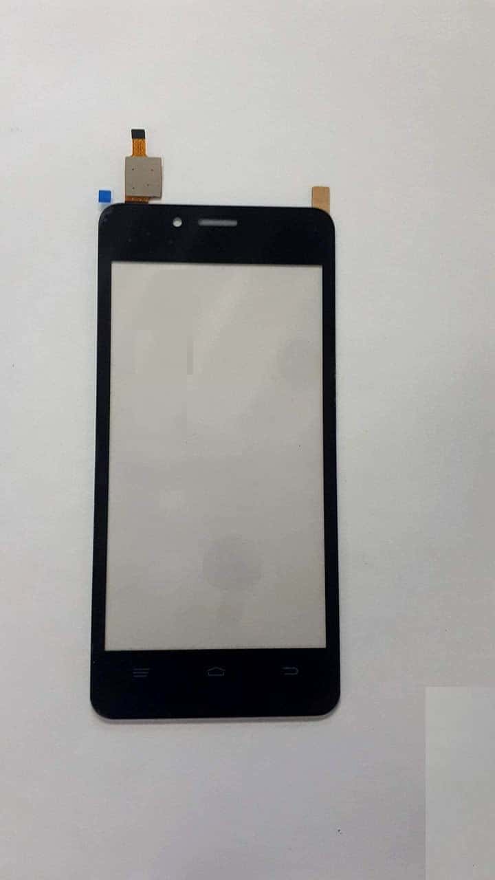 Touch Screen Front Glass for Intex Q7 Black - EGFix Touch Screen Front Glass for Intex Q7 Black - EGFix
